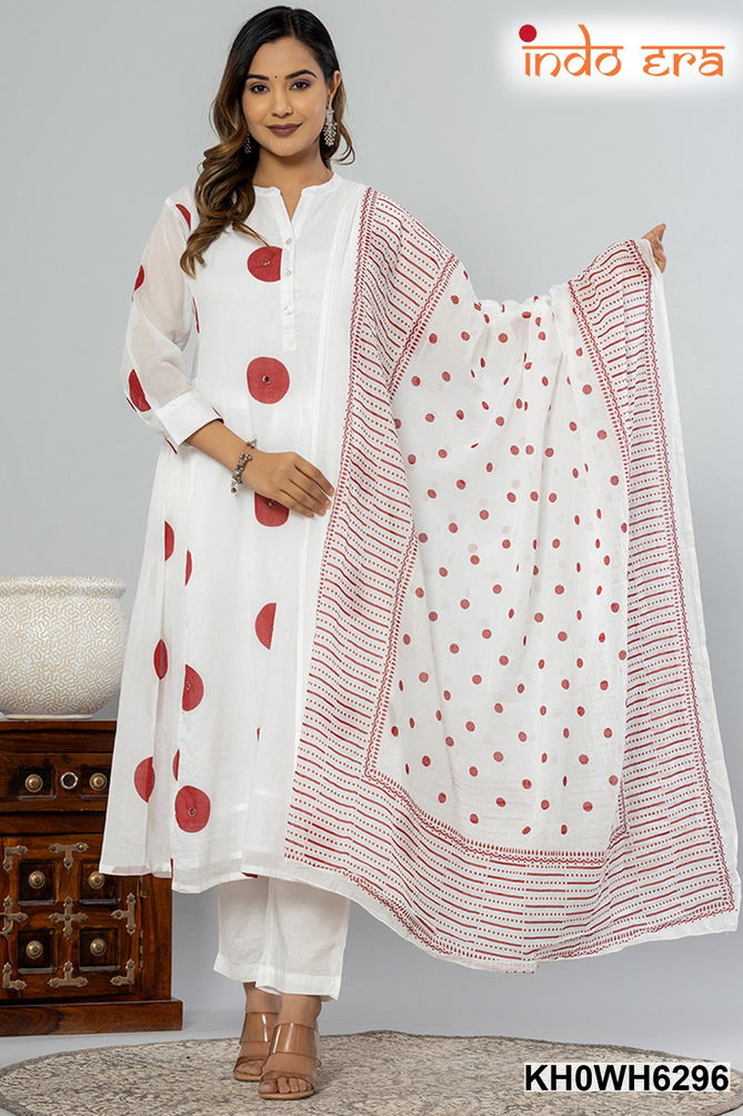 2510 Indo Era Cotton Printed Kurti With Bottom Dupatta Wholesale Price In Surat
